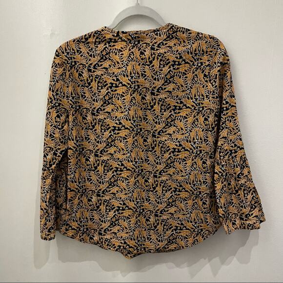 Drake’s London for J Crew Giraffe Print Top - Picture 8 of 12